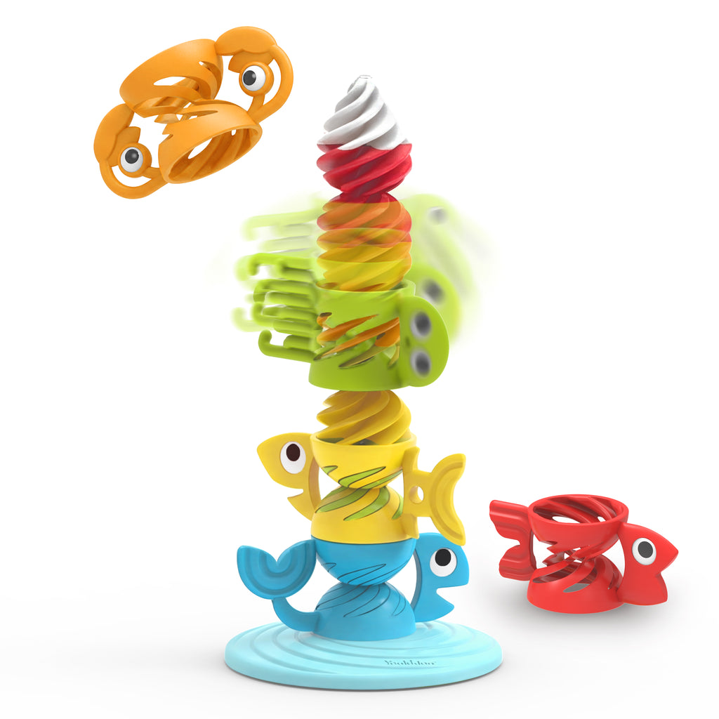 Slide 'N' Spin stacker
