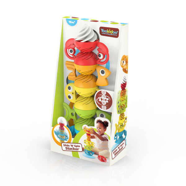 Slide 'N' Spin stacker